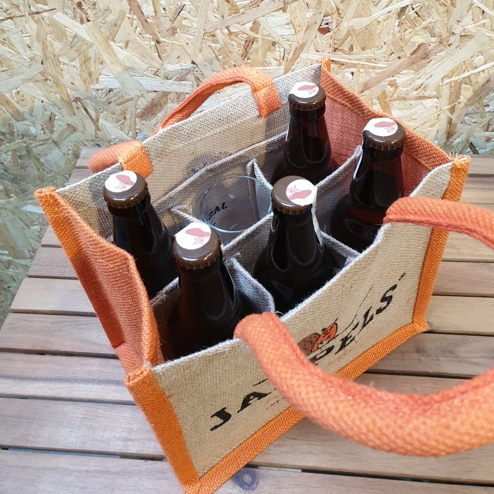 Jaspels Jute Gift Bag + 5 Cider Mix + Branded Glass | Jaspels Fine Cider  Makers